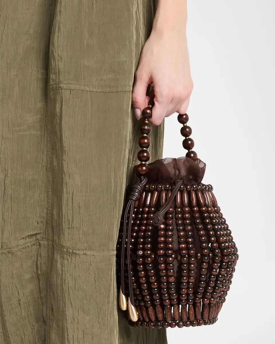 Cult Gaia Mercier Beaded Leather Top-Handle Bag | Thumbnail 2 Cult Gaia Mercier Beaded Leather Top-Handle Bag | Thumbnail 2