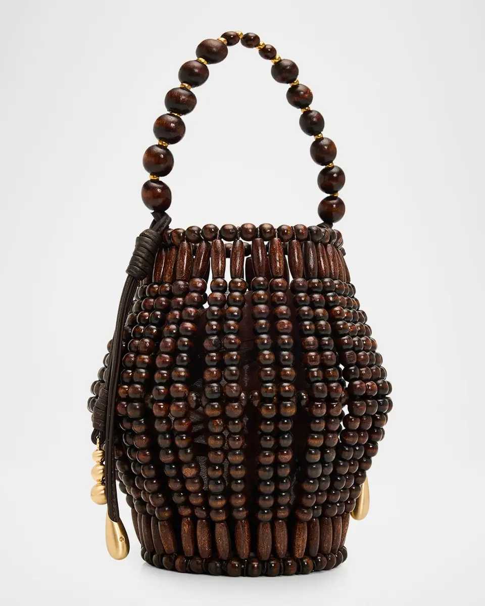 Cult Gaia Mercier Beaded Leather Top-Handle Bag | Thumbnail 3 Cult Gaia Mercier Beaded Leather Top-Handle Bag | Thumbnail 3
