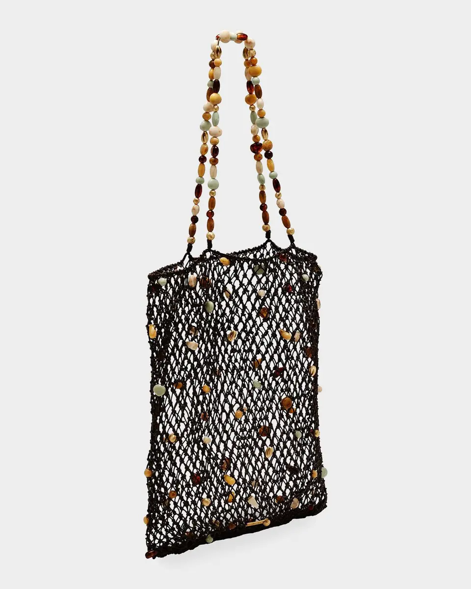 Cult Gaia Mercier Beaded Leather Top-Handle Bag | Thumbnail 7 Cult Gaia Mercier Beaded Leather Top-Handle Bag | Thumbnail 7
