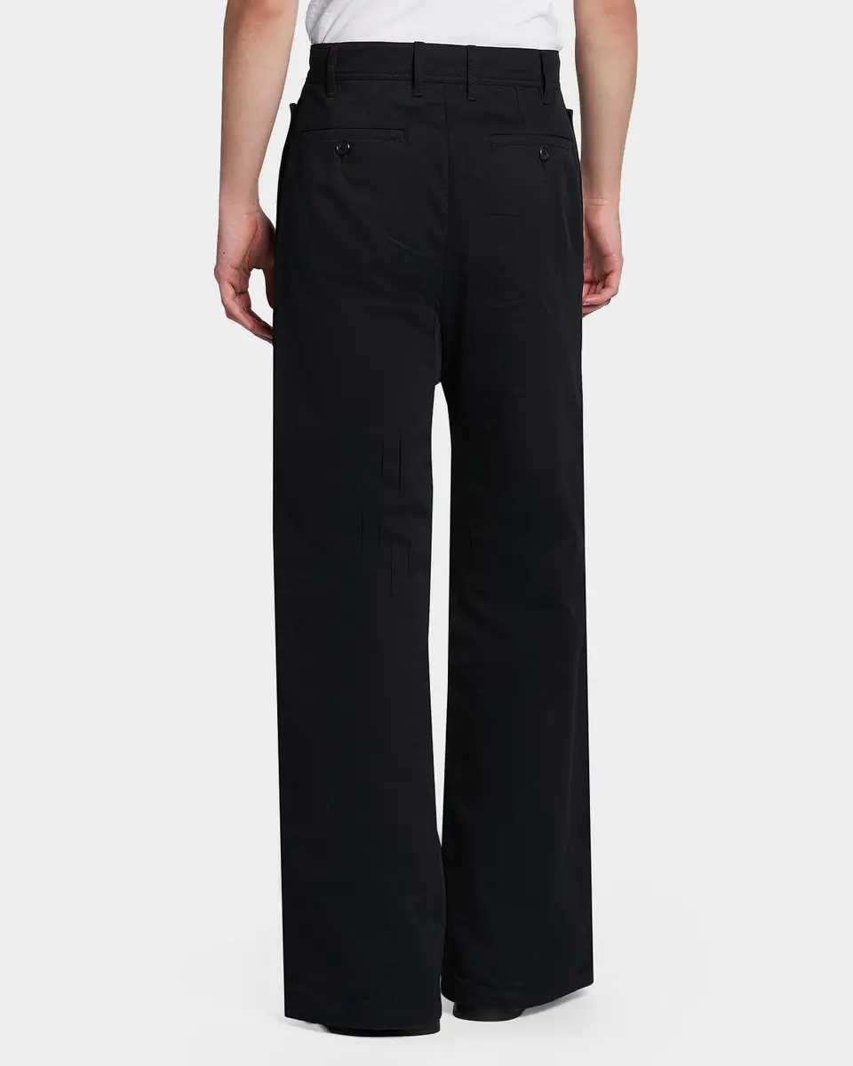 Marni Men's Contrast Trim Technical Gabardine Cargo Pants | Thumbnail 3