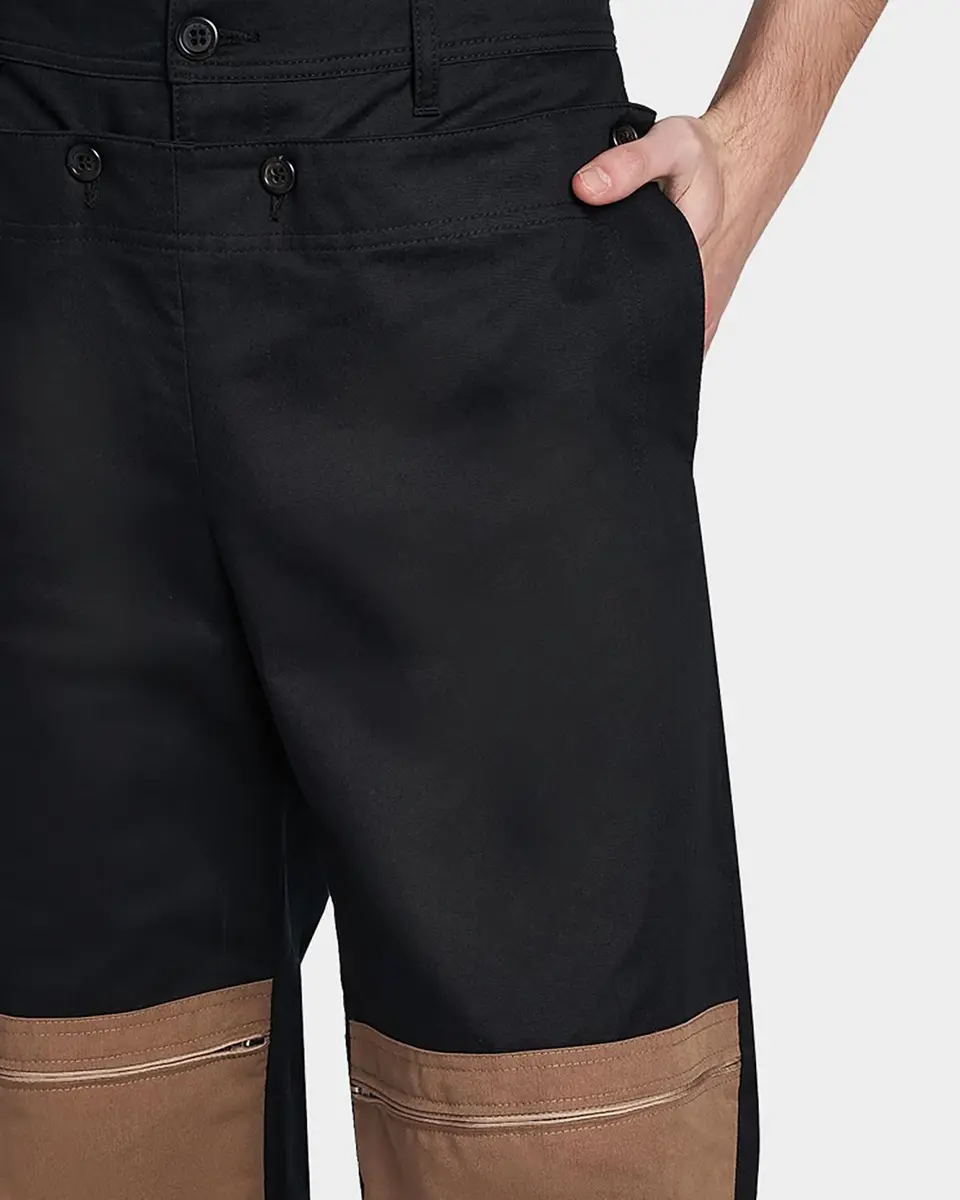Marni Men's Contrast Trim Technical Gabardine Cargo Pants | Thumbnail 5
