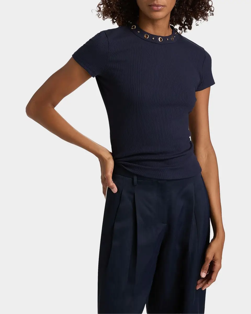 Generation Love Tate Grommet Rib-Knit Top | Thumbnail 4