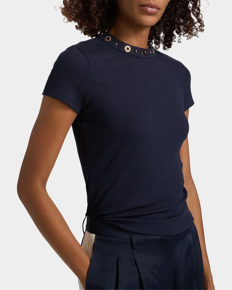 Generation Love Tate Grommet Rib-Knit Top | Thumbnail 5