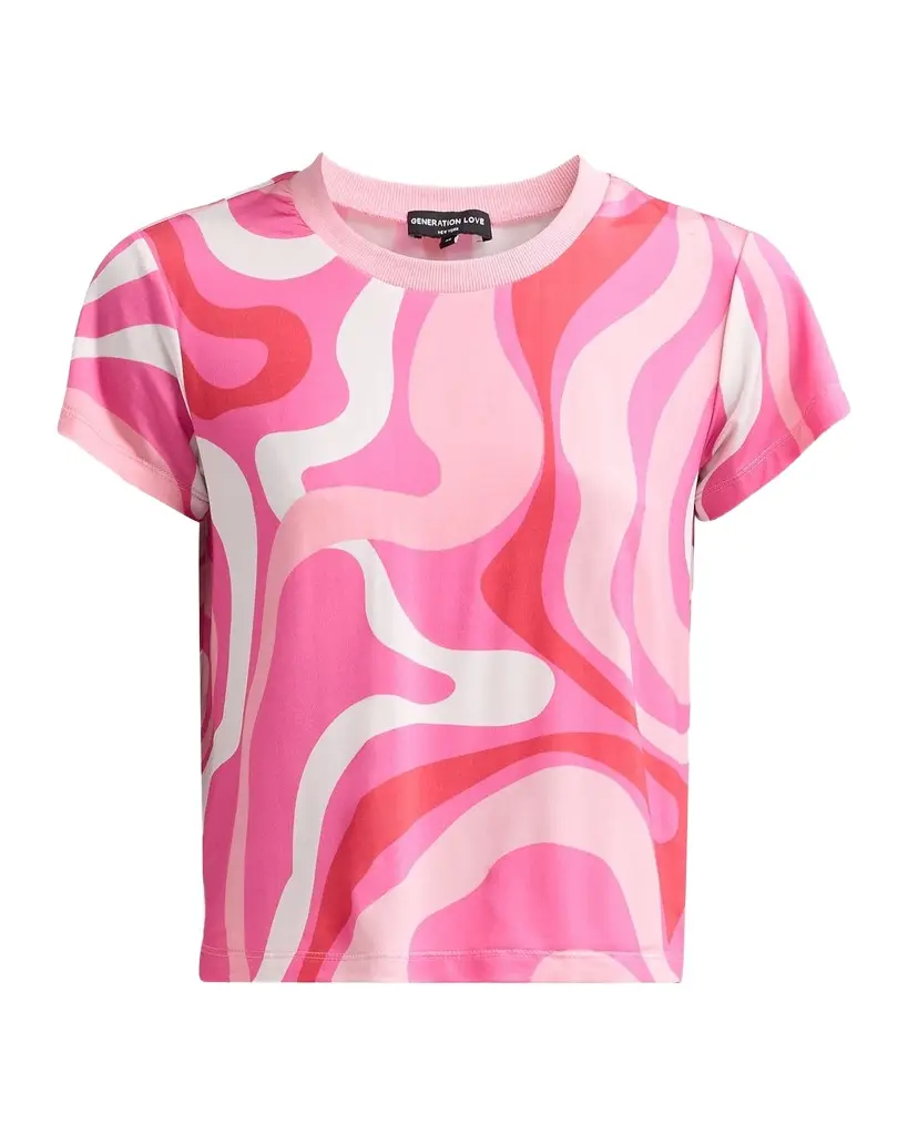 Generation Love Kai Geo Jersey Crewneck T-Shirt | Image 1 Generation Love Kai Geo Jersey Crewneck T-Shirt | Image 1