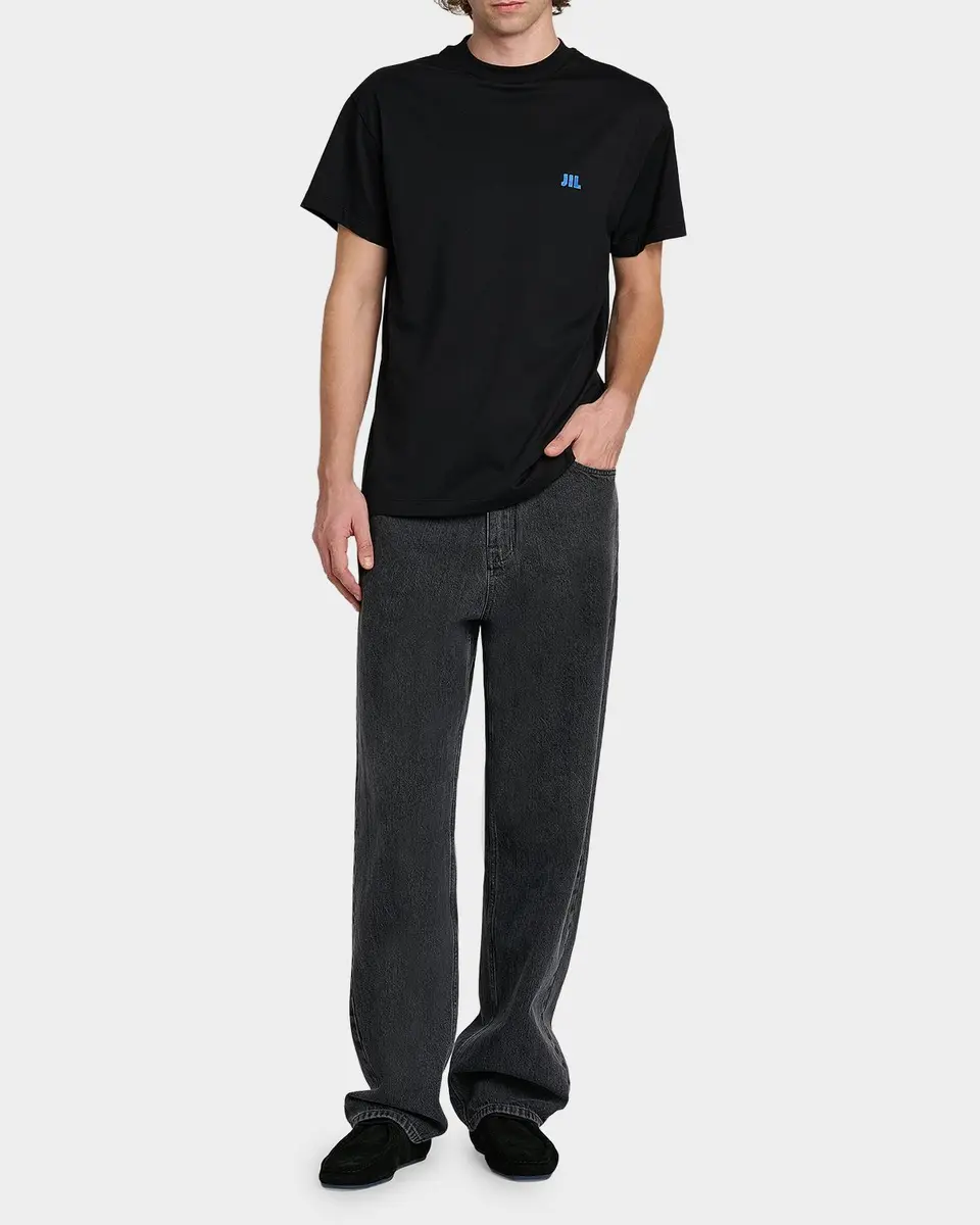 Jil Sander Men's Embroidered Logo Crewneck T-Shirt | Thumbnail 2 Jil Sander Men's Embroidered Logo Crewneck T-Shirt | Thumbnail 2