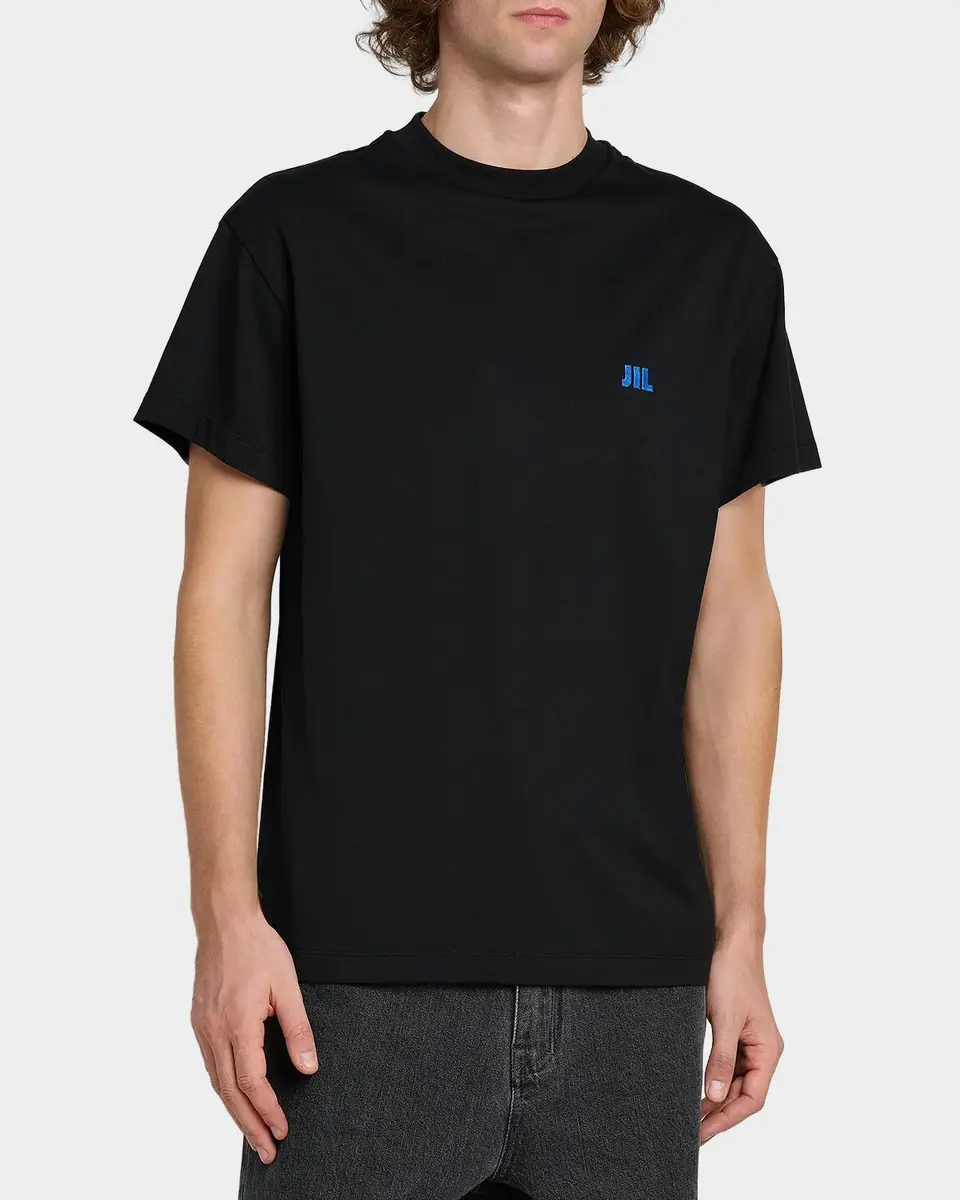 Jil Sander Men's Embroidered Logo Crewneck T-Shirt | Thumbnail 4 Jil Sander Men's Embroidered Logo Crewneck T-Shirt | Thumbnail 4