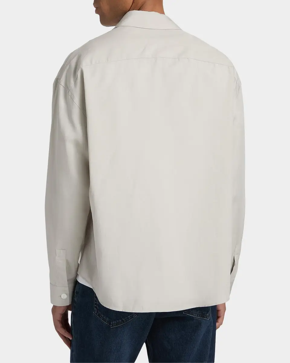 Frame Men's Long-Sleeve Polo Shirt | Thumbnail 3 Frame Men's Long-Sleeve Polo Shirt | Thumbnail 3
