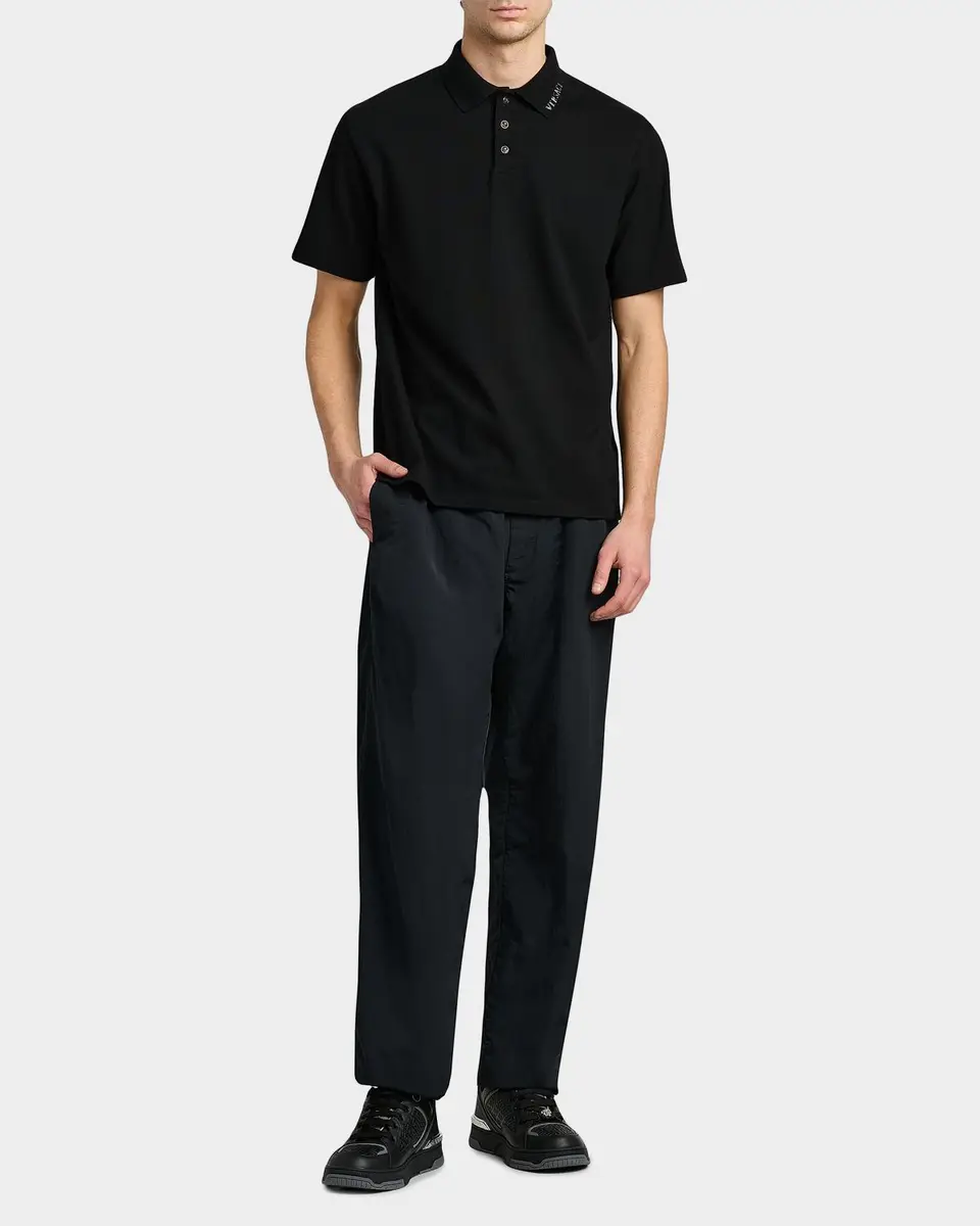 Versace Jeans Couture Men's Piquet Medusa Buttons Cotton Polo Shirt | Thumbnail 2 Versace Jeans Couture Men's Piquet Medusa Buttons Cotton Polo Shirt | Thumbnail 2