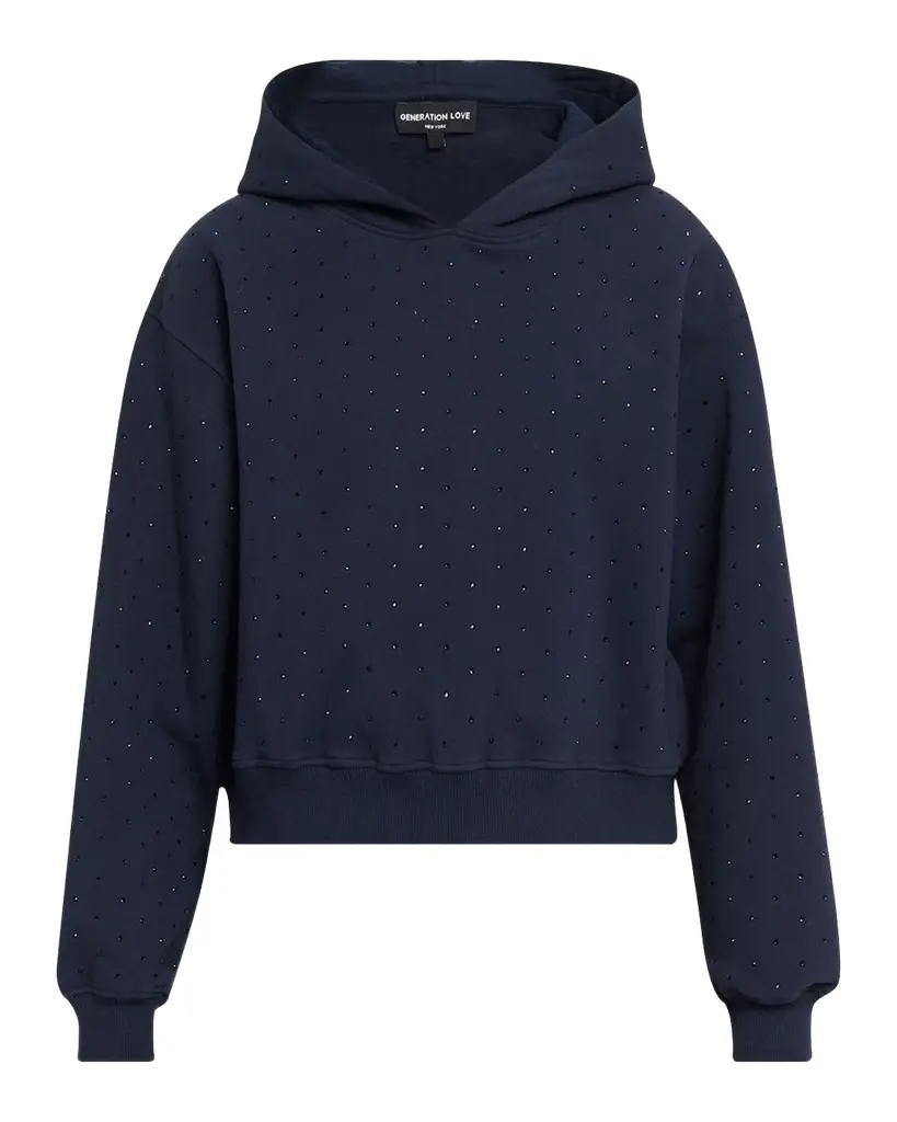 Renae Crystal-Embellished Hoodie Renae Crystal-Embellished Hoodie