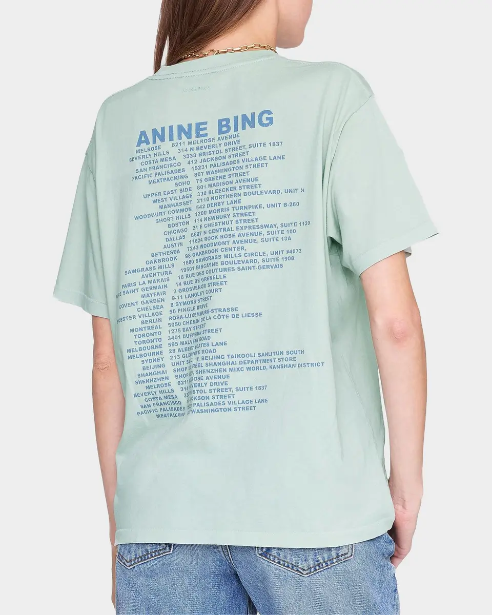 Anine Bing Cade Graphic Cotton T-Shirt | Thumbnail 3 Anine Bing Cade Graphic Cotton T-Shirt | Thumbnail 3