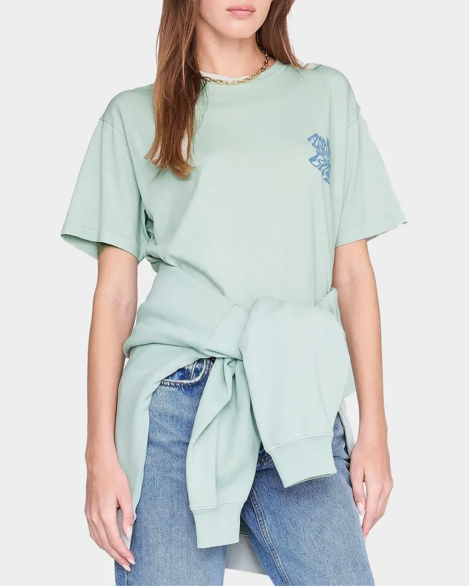 Anine Bing Cade Graphic Cotton T-Shirt | Thumbnail 4 Anine Bing Cade Graphic Cotton T-Shirt | Thumbnail 4