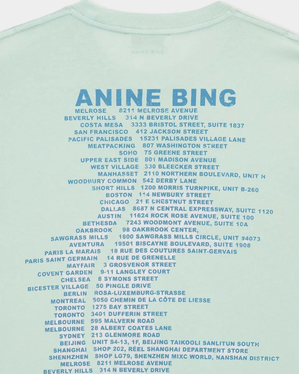 Anine Bing Cade Graphic Cotton T-Shirt | Thumbnail 5 Anine Bing Cade Graphic Cotton T-Shirt | Thumbnail 5