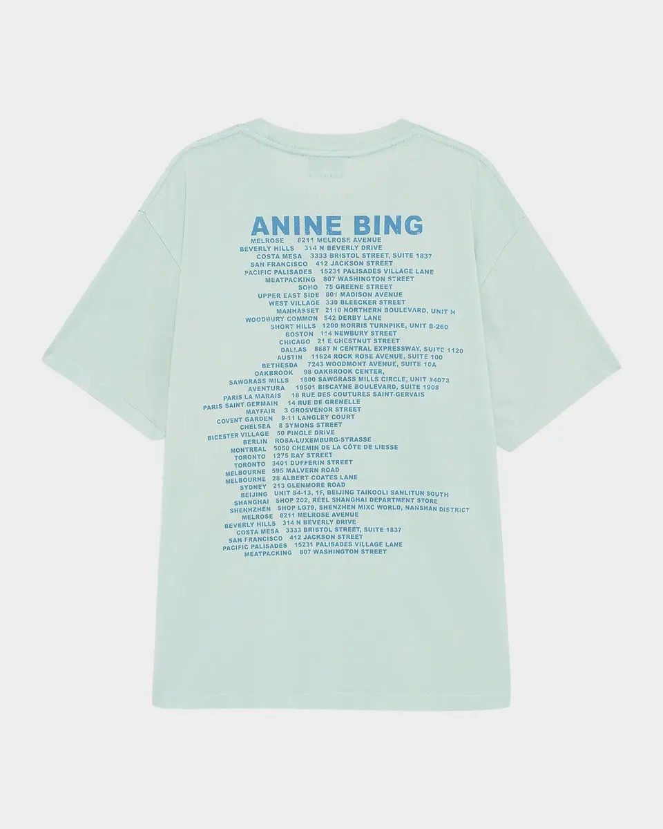 Anine Bing Cade Graphic Cotton T-Shirt | Thumbnail 6 Anine Bing Cade Graphic Cotton T-Shirt | Thumbnail 6