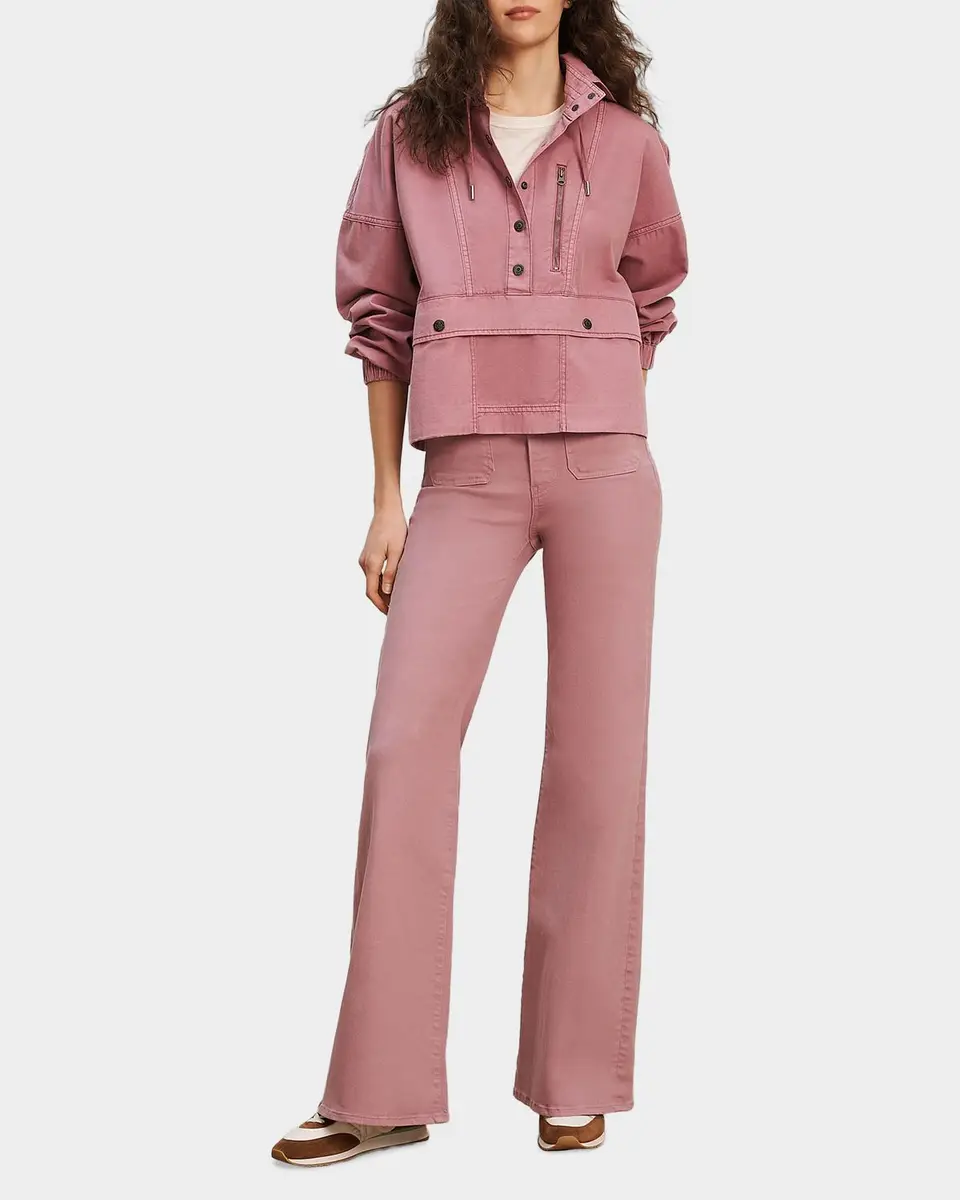 Veronica Beard Cunningham Button-Front Cotton Pullover Jacket | Thumbnail 2 Veronica Beard Cunningham Button-Front Cotton Pullover Jacket | Thumbnail 2