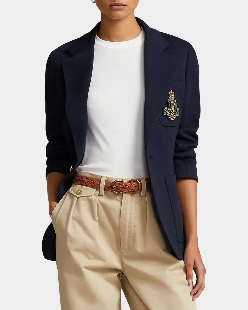 Polo Ralph Lauren Double-Knit One-Button Blazer | Thumbnail 4 Polo Ralph Lauren Double-Knit One-Button Blazer | Thumbnail 4