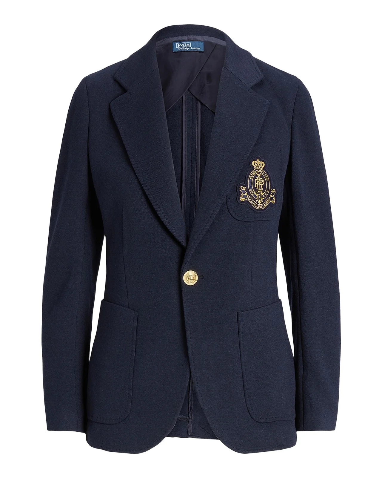 Double-Knit One-Button Blazer Double-Knit One-Button Blazer