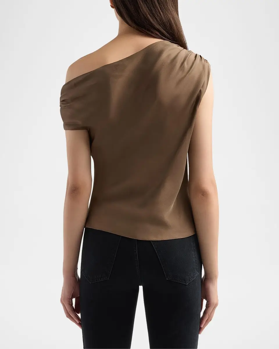 Toccin Veda Draped Off-The-Shoulder Top | Thumbnail 3