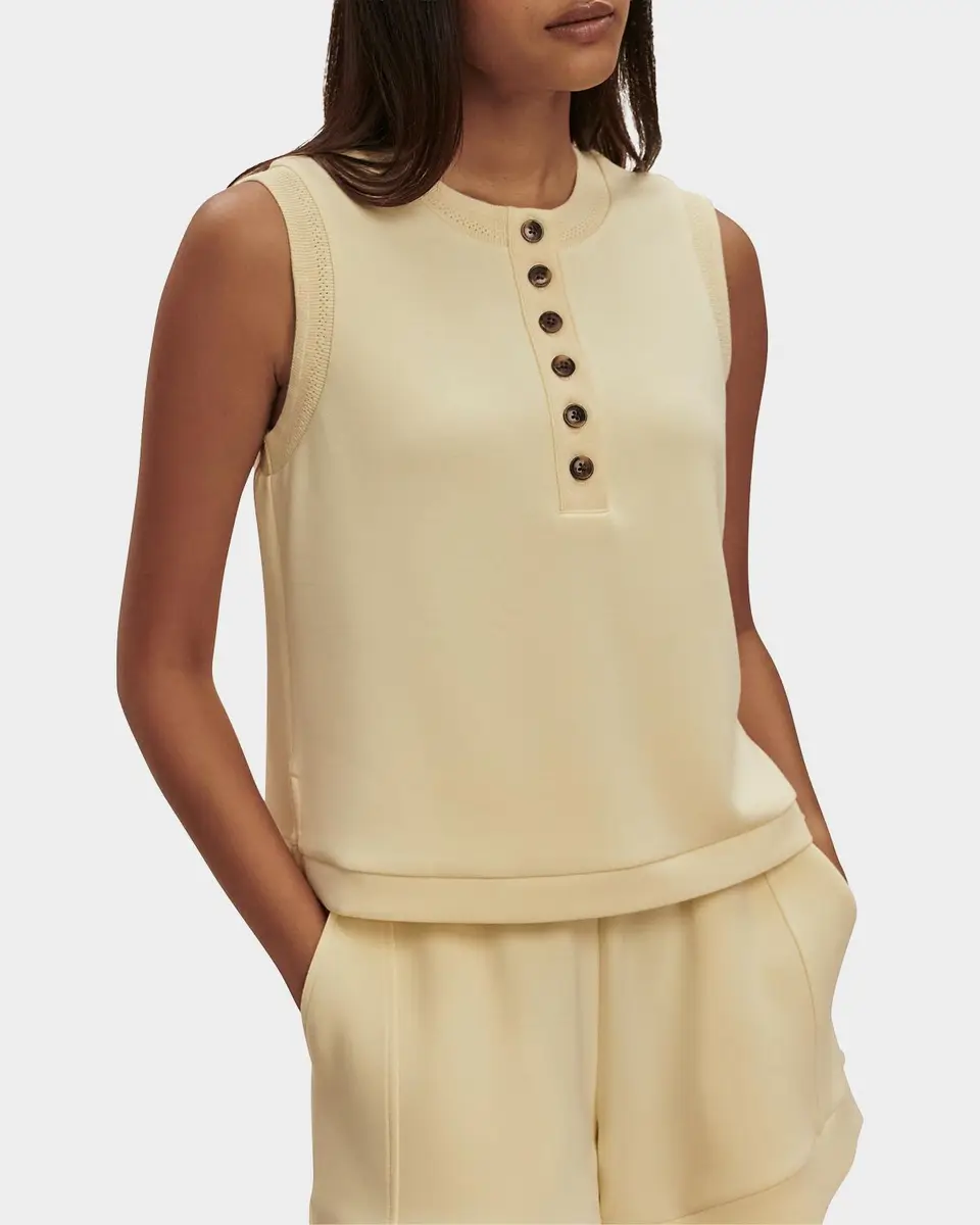Varley Marla Button-Front Crop Tank | Thumbnail 5 Varley Marla Button-Front Crop Tank | Thumbnail 5