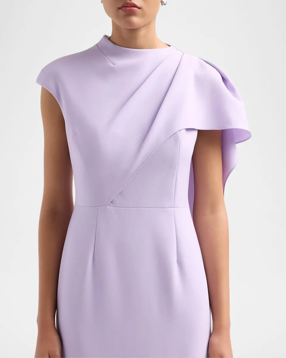 Rickie Freeman for Teri Jon Asymmetric Drape Cape Gown | Thumbnail 5 Rickie Freeman for Teri Jon Asymmetric Drape Cape Gown | Thumbnail 5