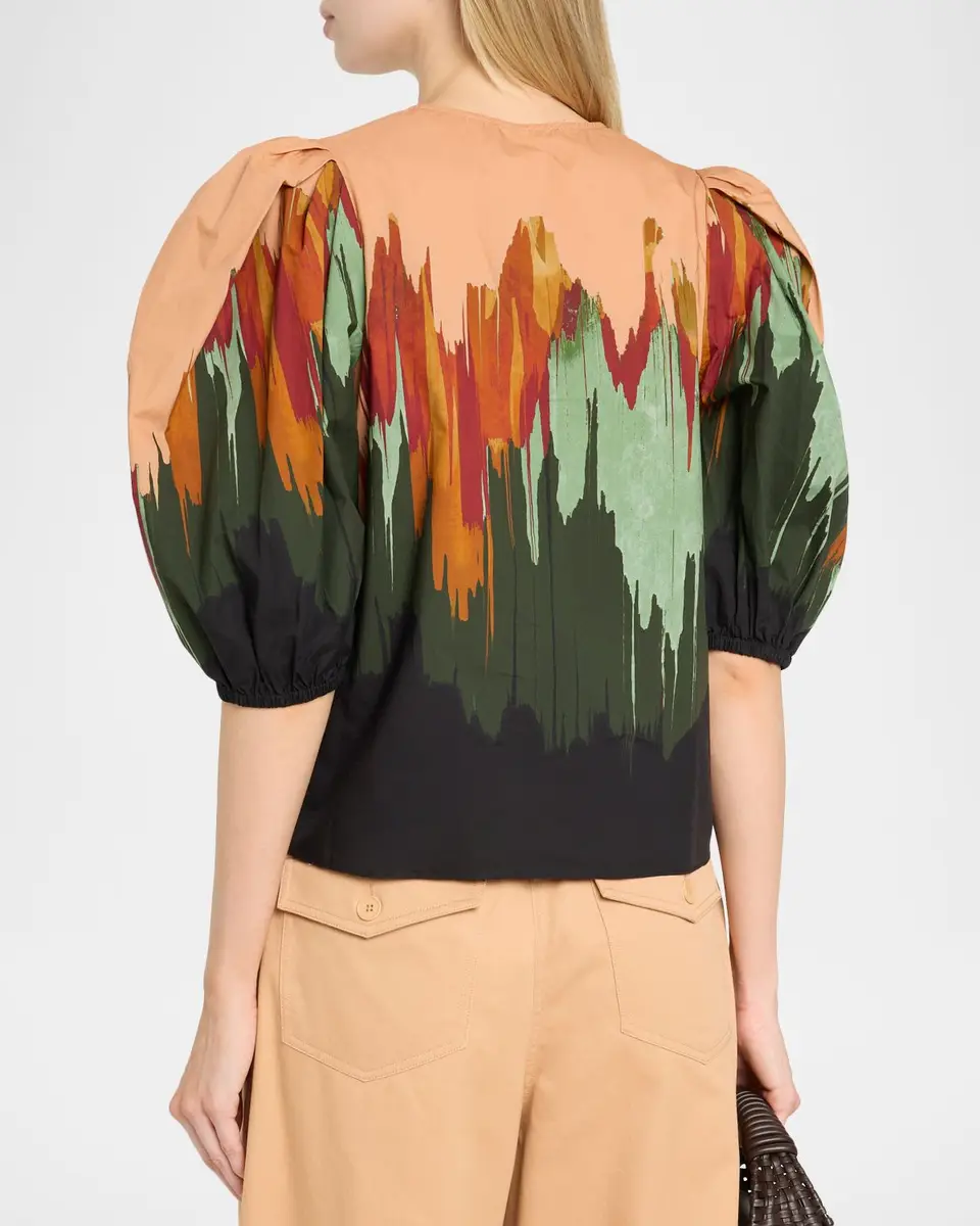 Ulla Johnson Florielle Floral Cotton Top | Thumbnail 3 Ulla Johnson Florielle Floral Cotton Top | Thumbnail 3