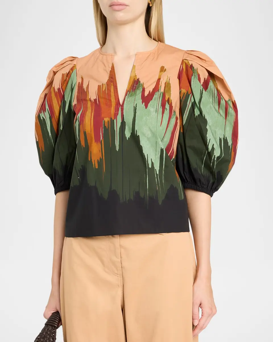 Ulla Johnson Florielle Floral Cotton Top | Thumbnail 4 Ulla Johnson Florielle Floral Cotton Top | Thumbnail 4