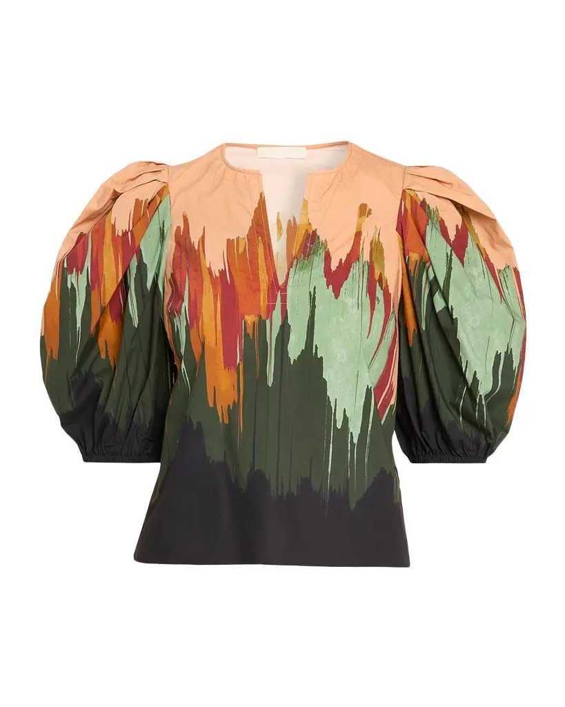 Ulla Johnson Florielle Floral Cotton Top | Image 1 Ulla Johnson Florielle Floral Cotton Top | Image 1