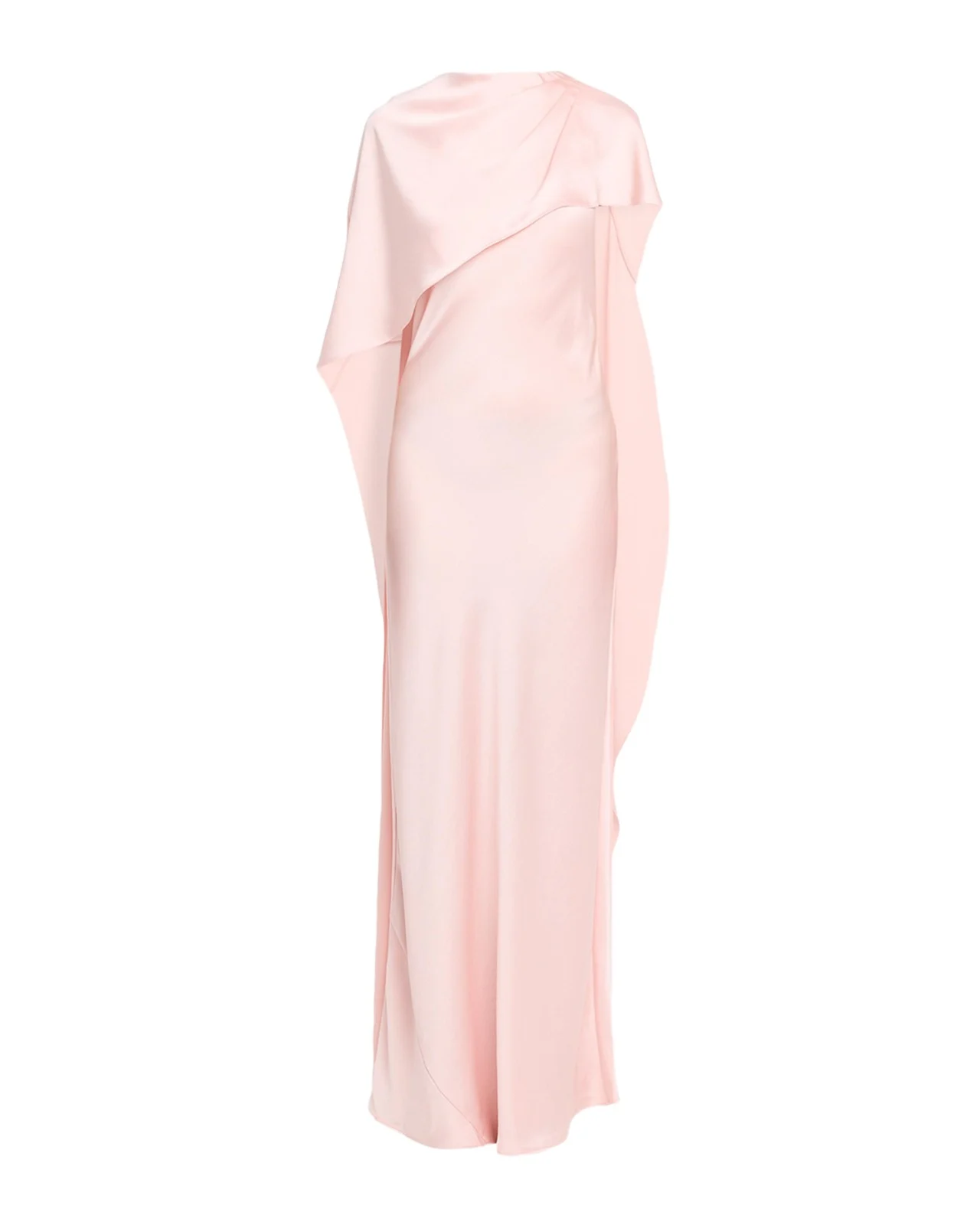 Simkhai Izel Satin Cape Dress