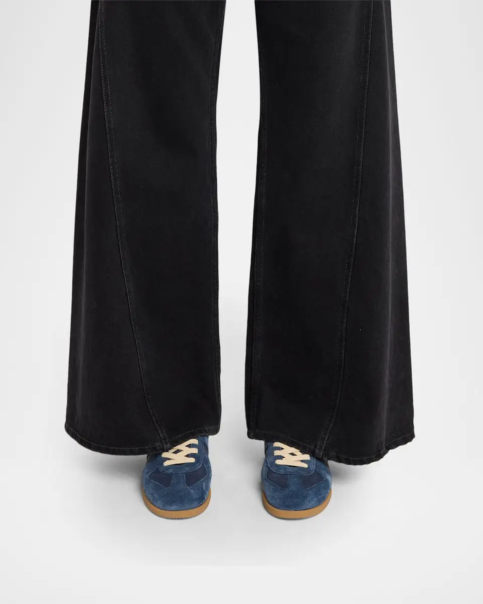 Maison Margiela Replica Mixed Leather Low-Top Sneakers | Thumbnail 2