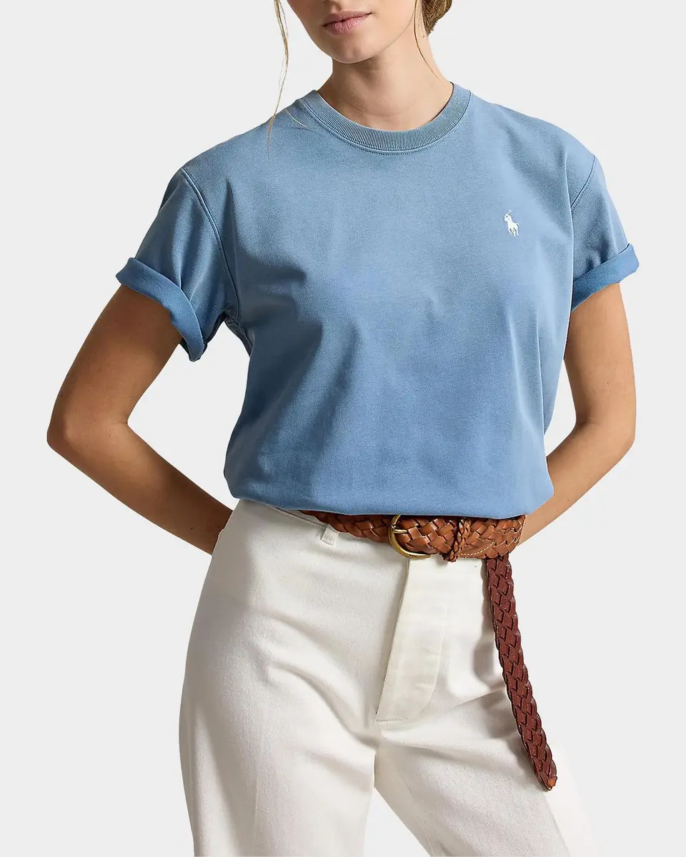 Polo Ralph Lauren Logo Cotton Jersey T-Shirt | Thumbnail 4