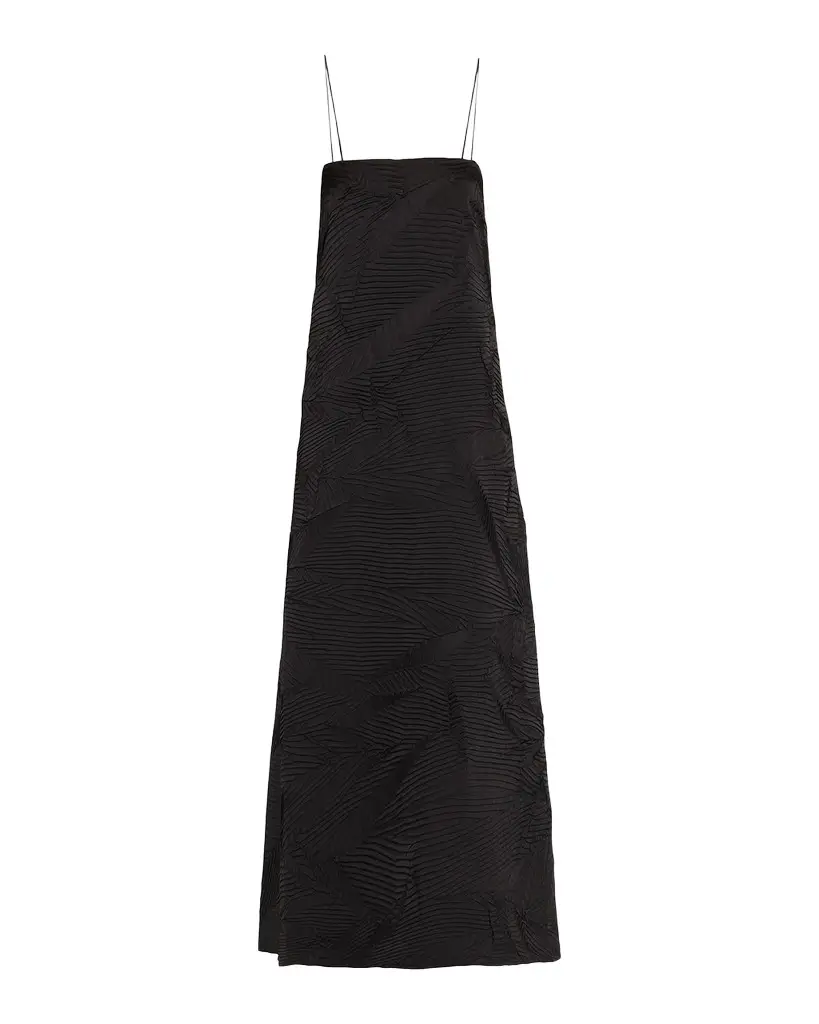 Ulla Johnson Landscape Textured Satin Maxi Dress | Image 1 Ulla Johnson Landscape Textured Satin Maxi Dress | Image 1