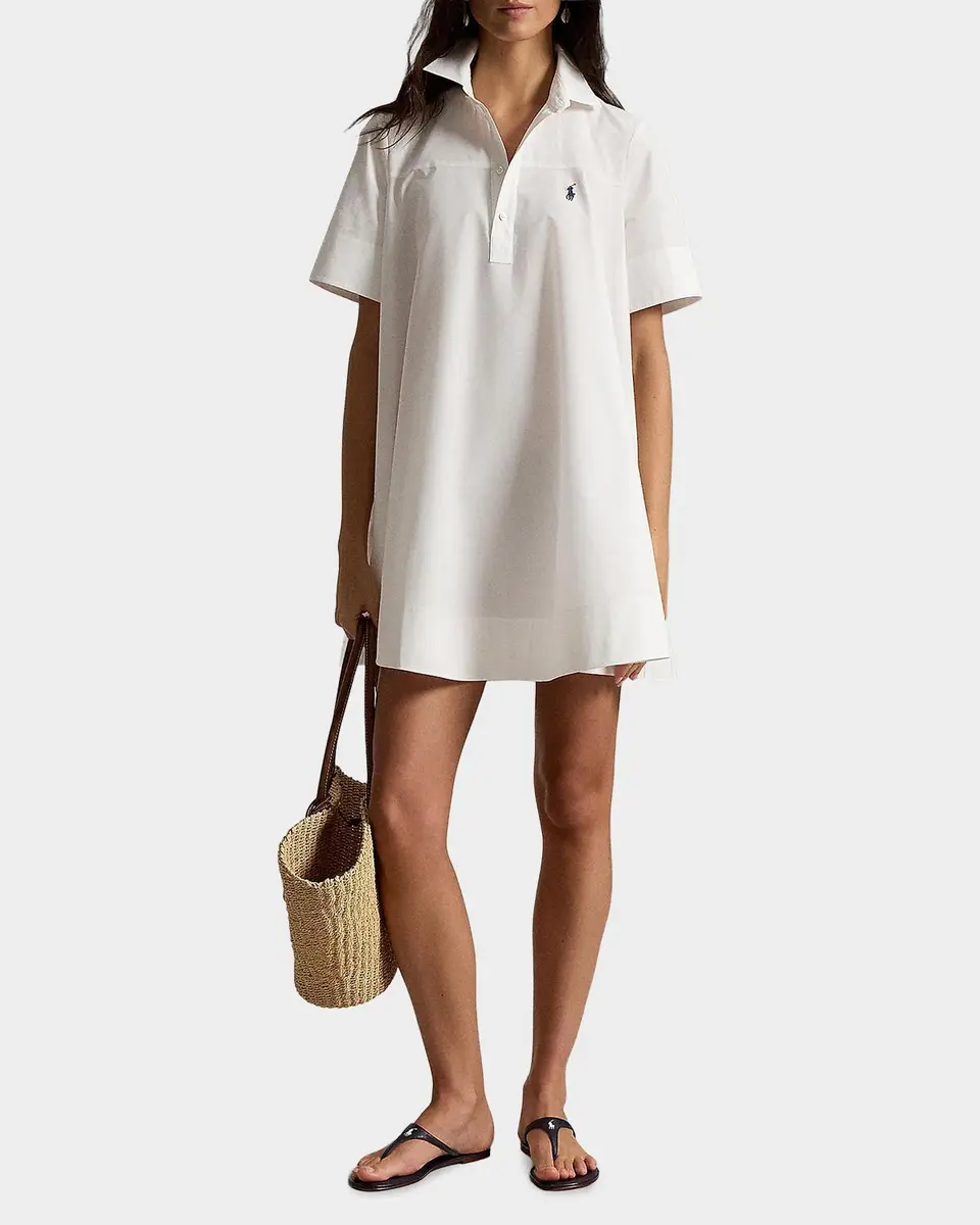 Polo Ralph Lauren Cotton A-Line Mini Shirtdress | Thumbnail 2