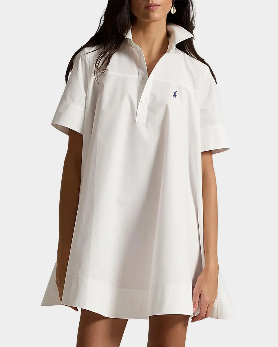 Polo Ralph Lauren Cotton A-Line Mini Shirtdress | Thumbnail 4
