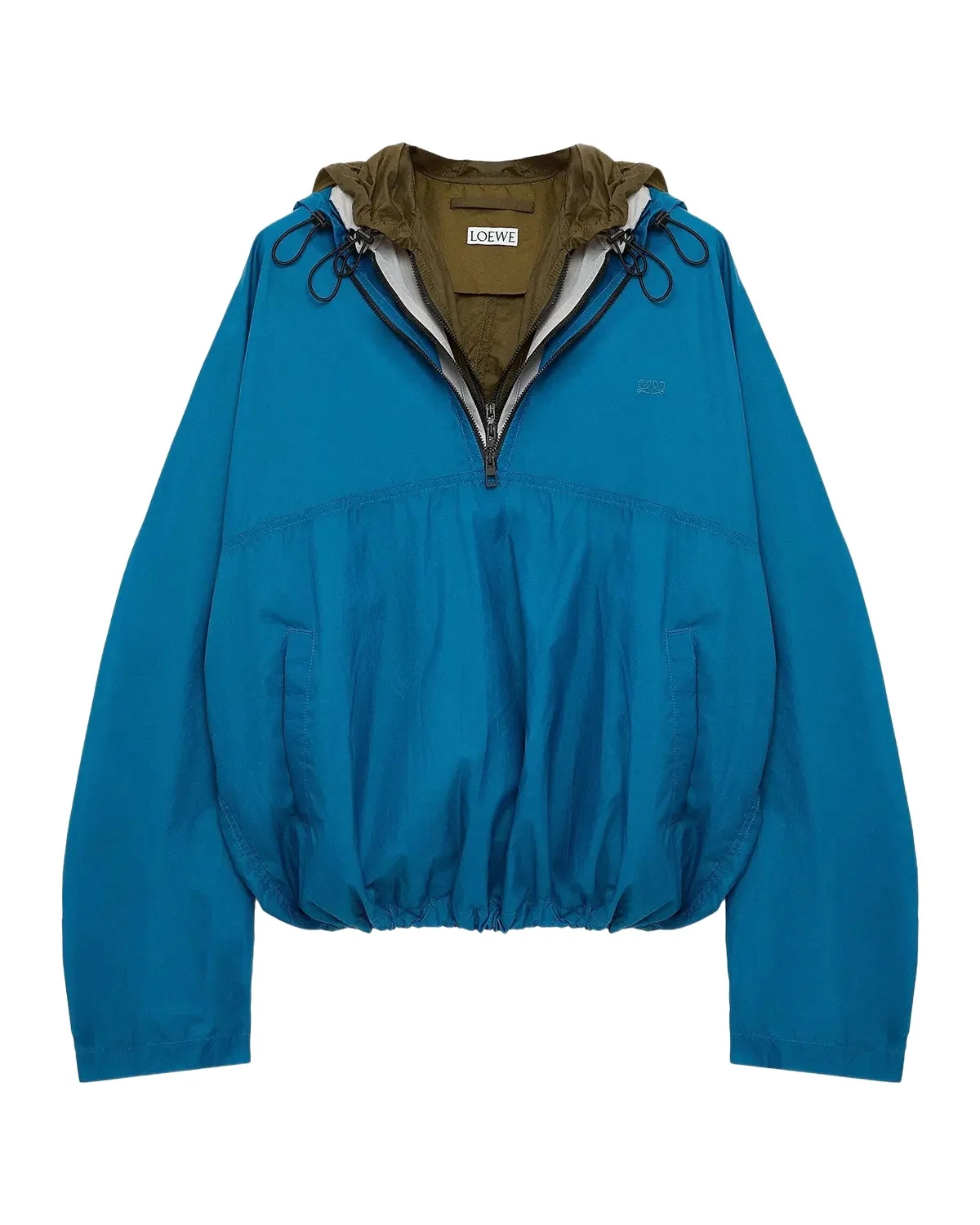Loewe Men's Multilayered Half-Zip Anorak Jacket