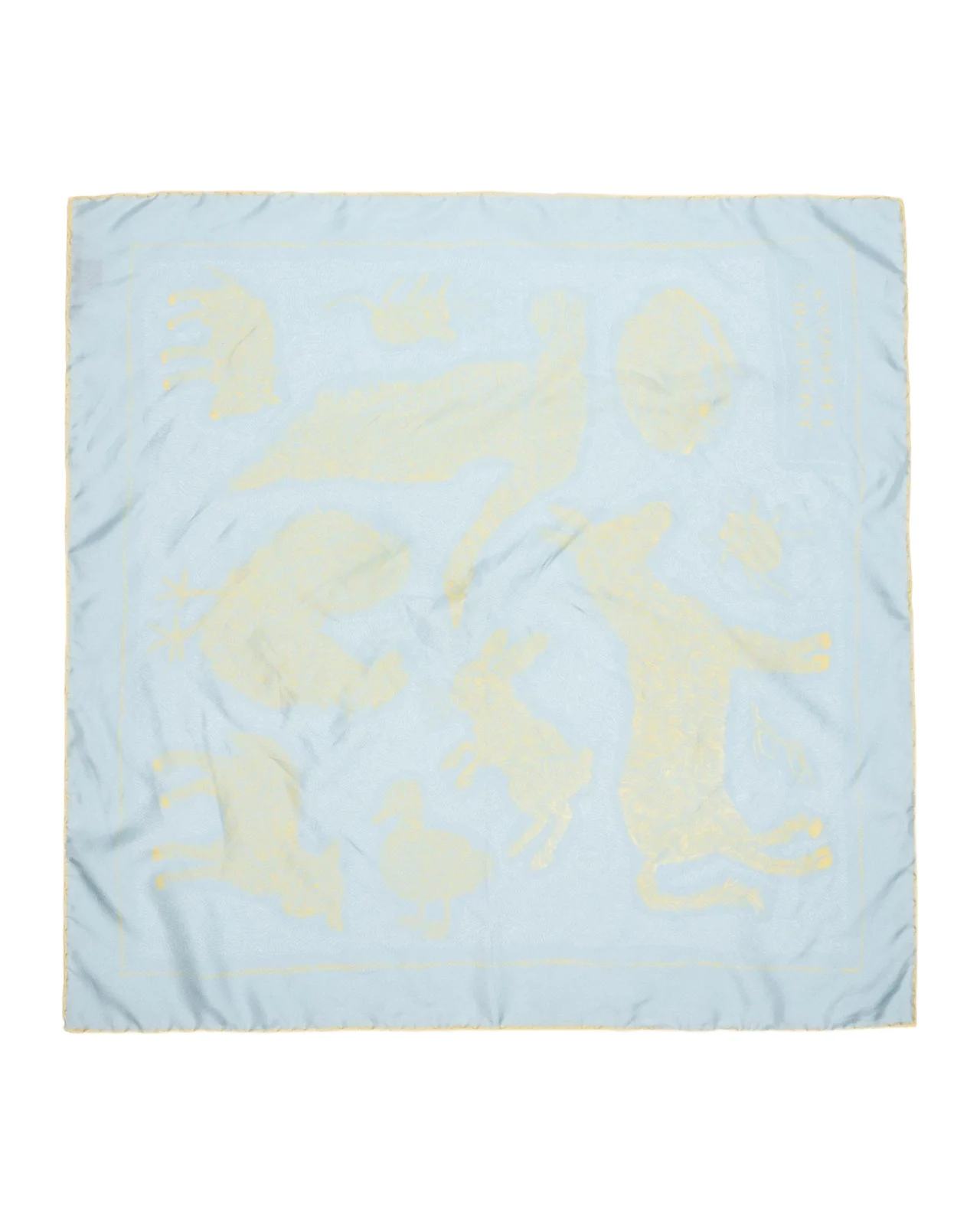 Men's Animal Motif Silk Scarf Men's Animal Motif Silk Scarf
