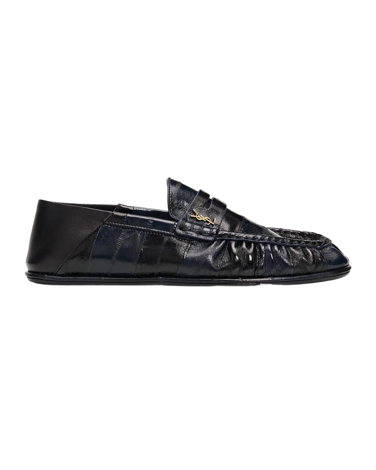 Saint Laurent Le Eel Leather Penny Loafers