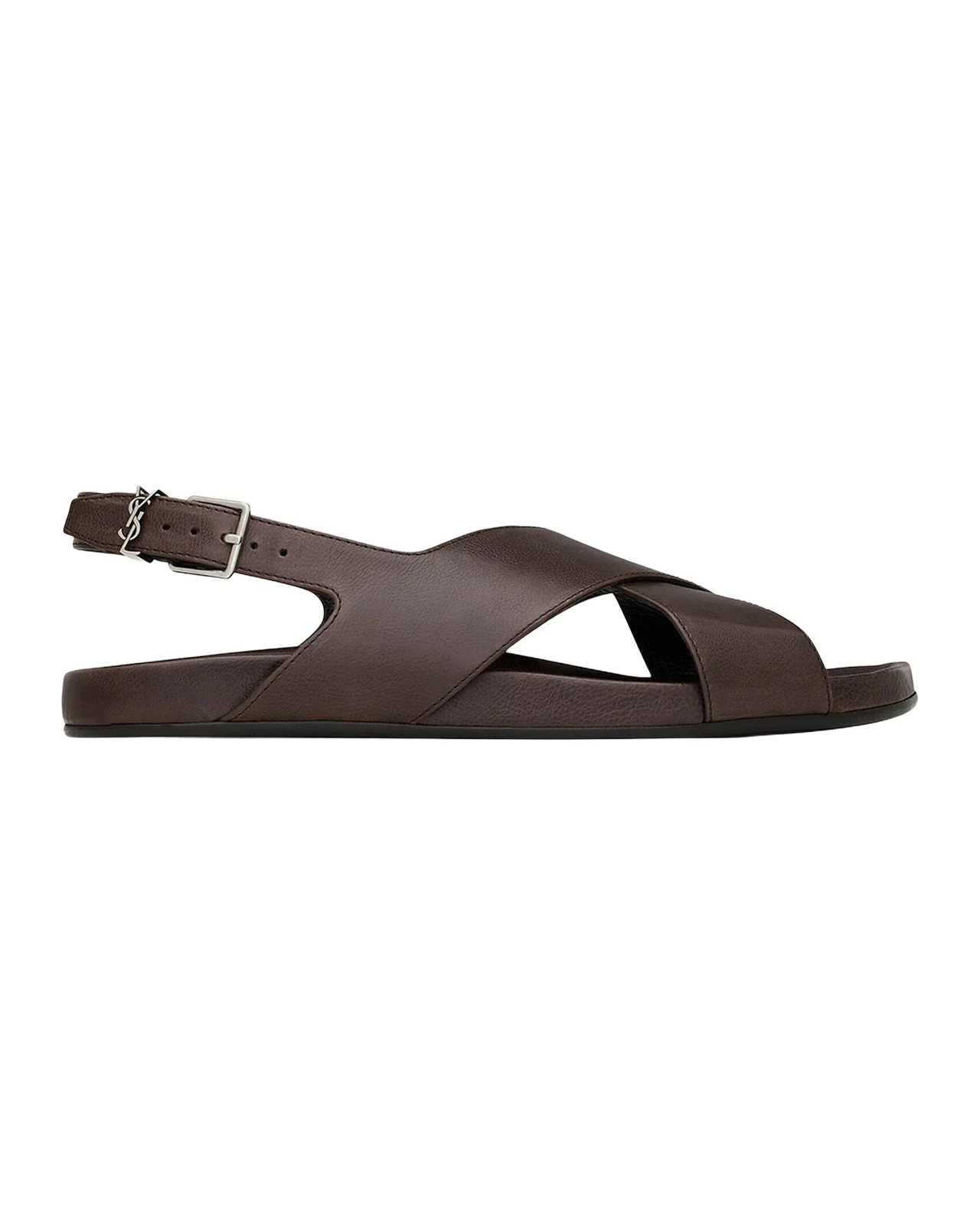 Saint Laurent Helios Leather Sandals