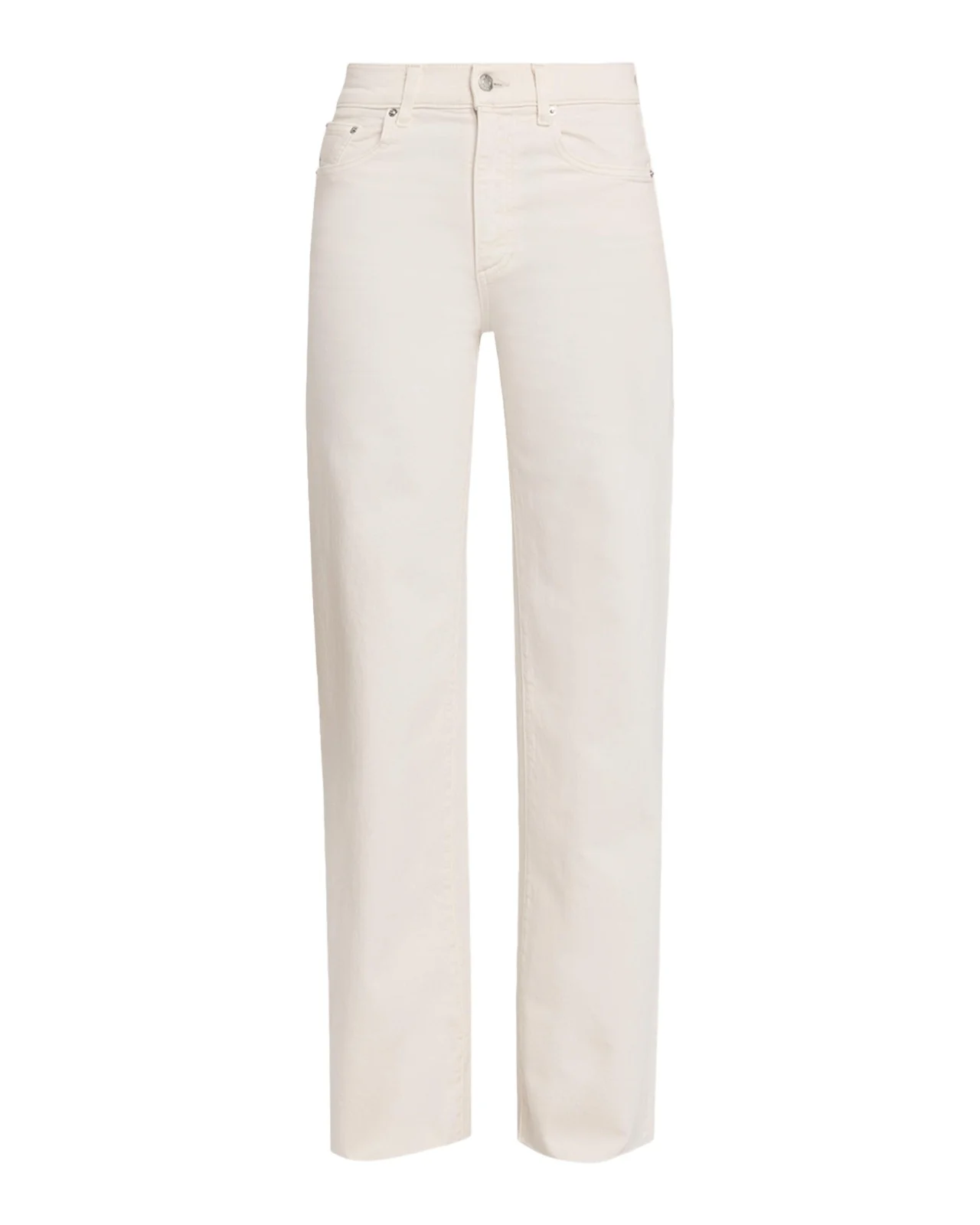 Le Jean Column High-Rise Straight-Leg Jeans