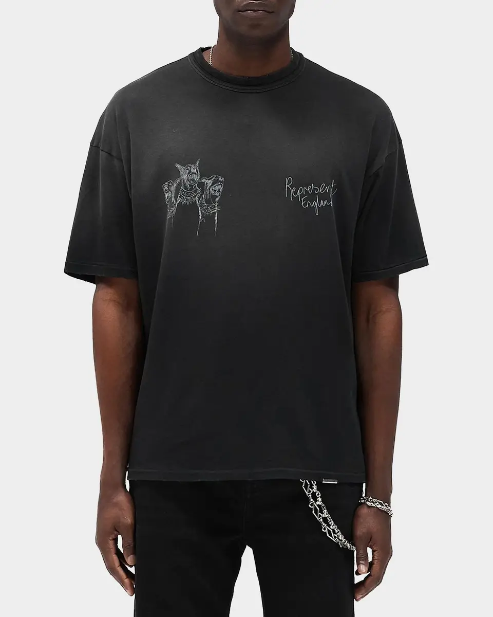 Represent Men's Legacy Hand-Drawn Thoroughbred Dogs T-Shirt | Thumbnail 3 Represent Men's Legacy Hand-Drawn Thoroughbred Dogs T-Shirt | Thumbnail 3