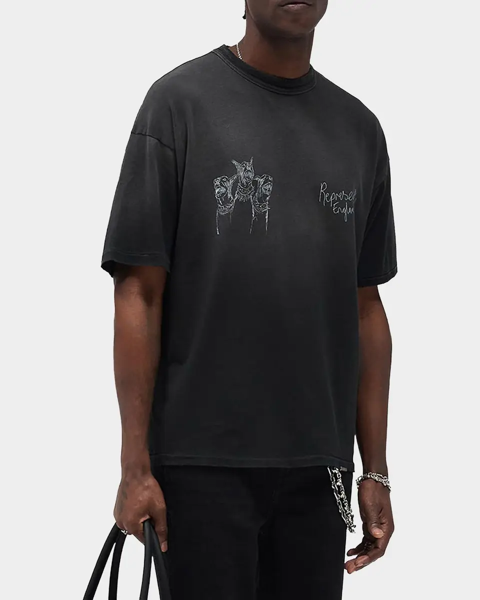 Represent Men's Legacy Hand-Drawn Thoroughbred Dogs T-Shirt | Thumbnail 9 Represent Men's Legacy Hand-Drawn Thoroughbred Dogs T-Shirt | Thumbnail 9
