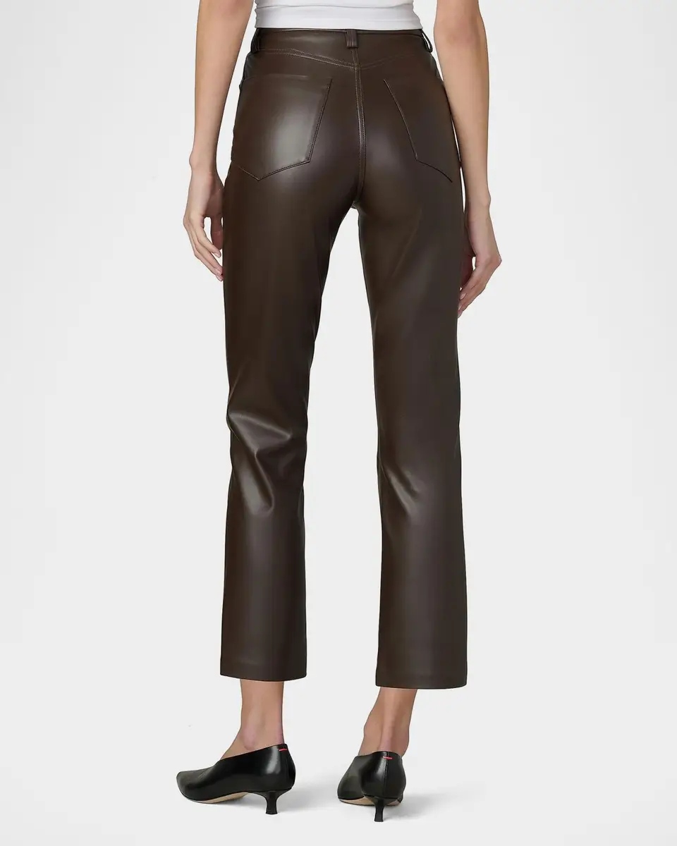 Joe's Jeans The Lyra Faux Leather Slim-Leg Ankle Crop Pants | Thumbnail 3 Joe's Jeans The Lyra Faux Leather Slim-Leg Ankle Crop Pants | Thumbnail 3