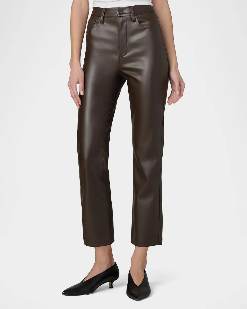 Joe's Jeans The Lyra Faux Leather Slim-Leg Ankle Crop Pants | Thumbnail 4 Joe's Jeans The Lyra Faux Leather Slim-Leg Ankle Crop Pants | Thumbnail 4
