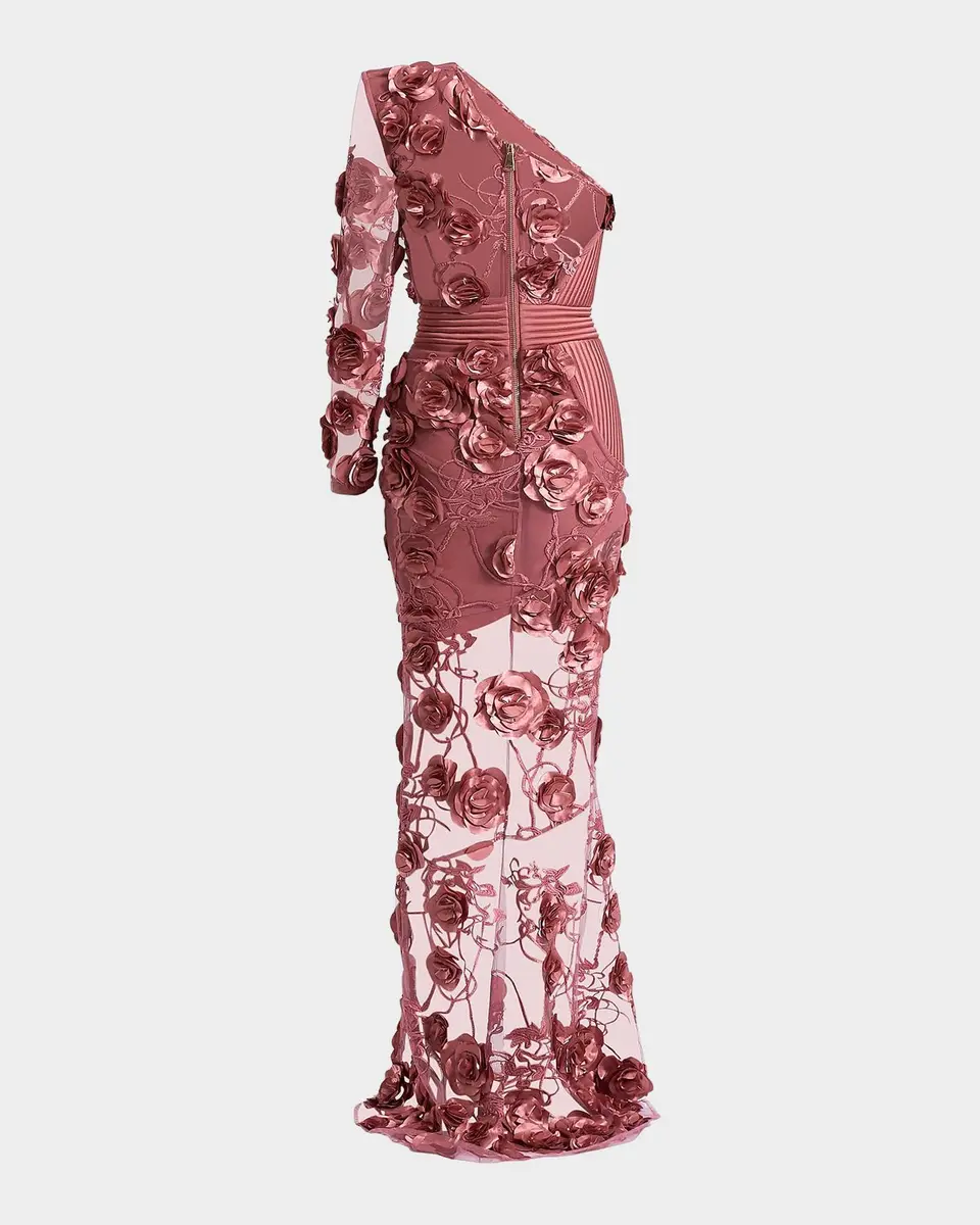 ZHIVAGO I Found Love One-Shoulder Gown | Thumbnail 5