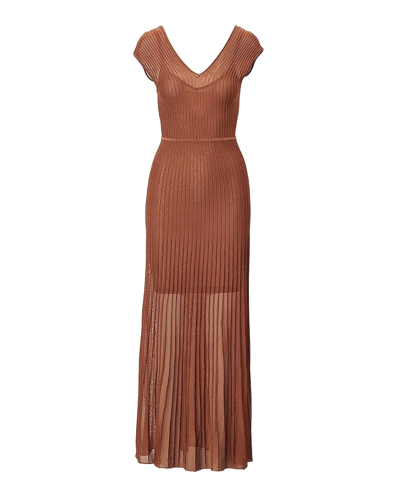 Aubrey Metallic Rib-Knit Maxi Dress Aubrey Metallic Rib-Knit Maxi Dress