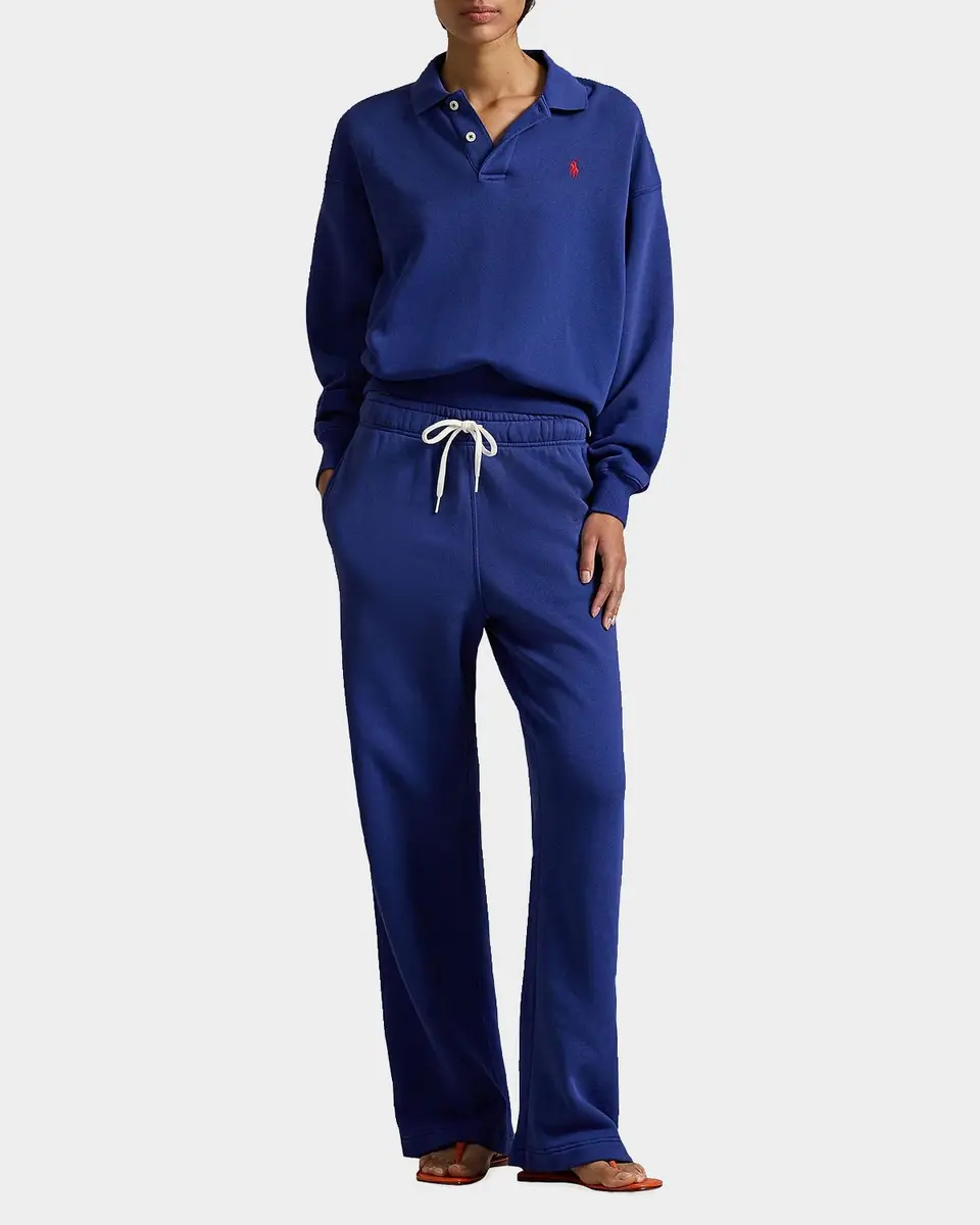 Polo Ralph Lauren Logo Cotton-Blend Polo Sweatshirt | Thumbnail 2
