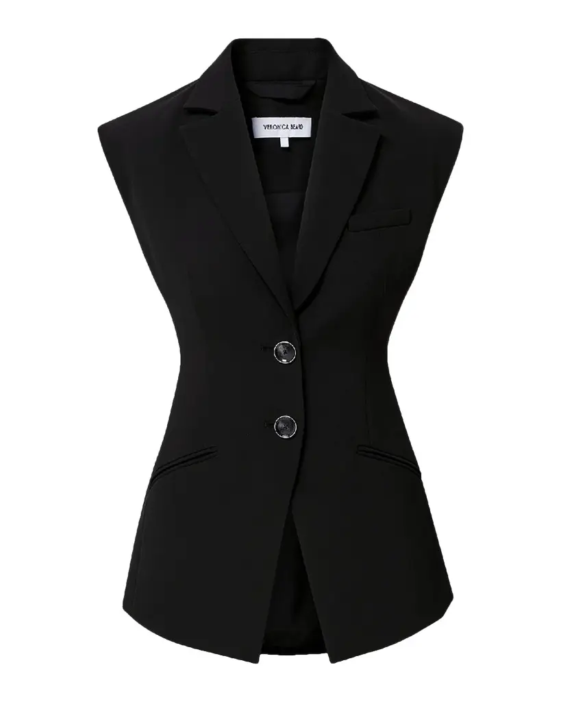 Veronica Beard Sorenne Single-Breasted Vest | Image 1 Veronica Beard Sorenne Single-Breasted Vest | Image 1