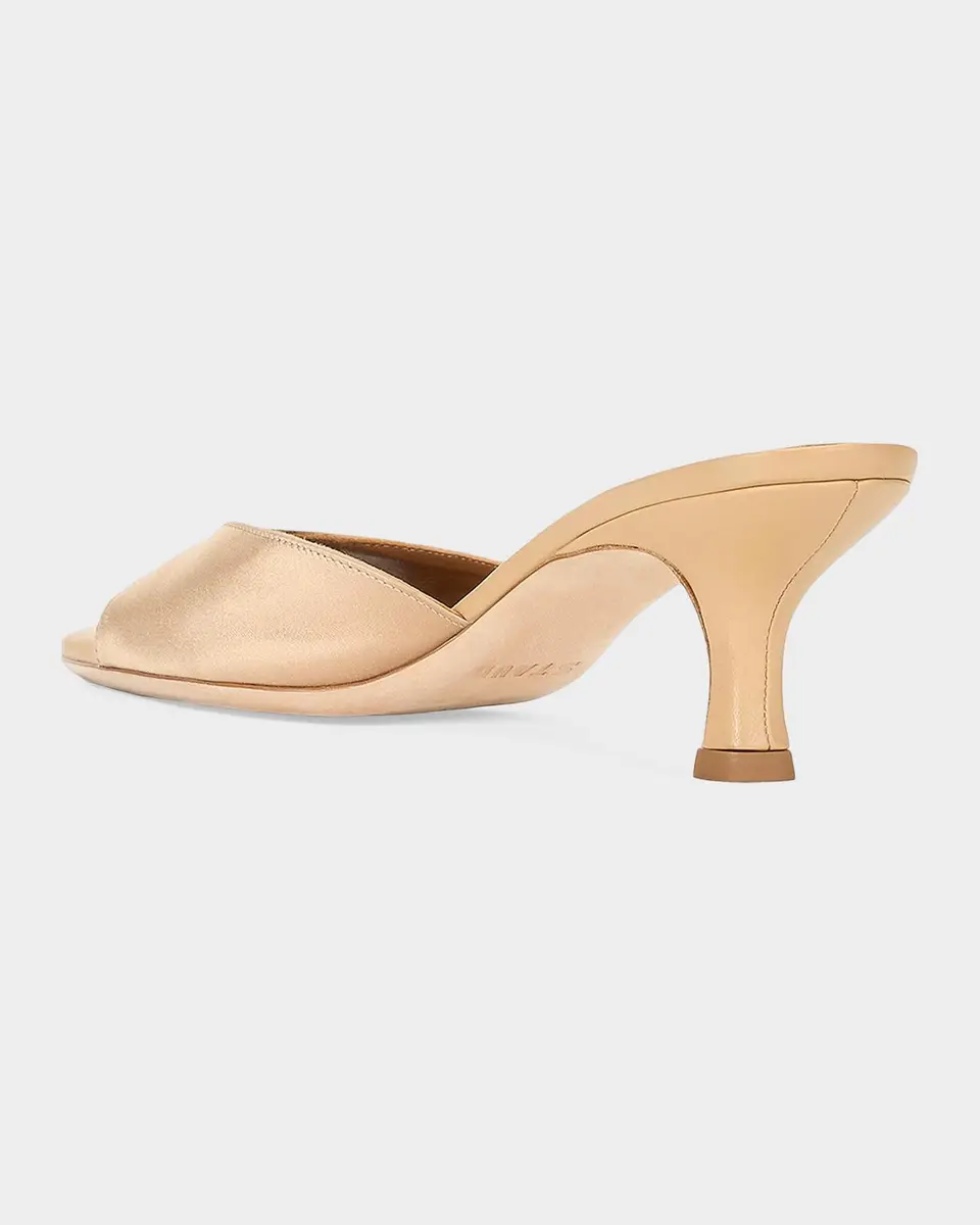Staud Brigitte 55MM Satin Mules | Thumbnail 3