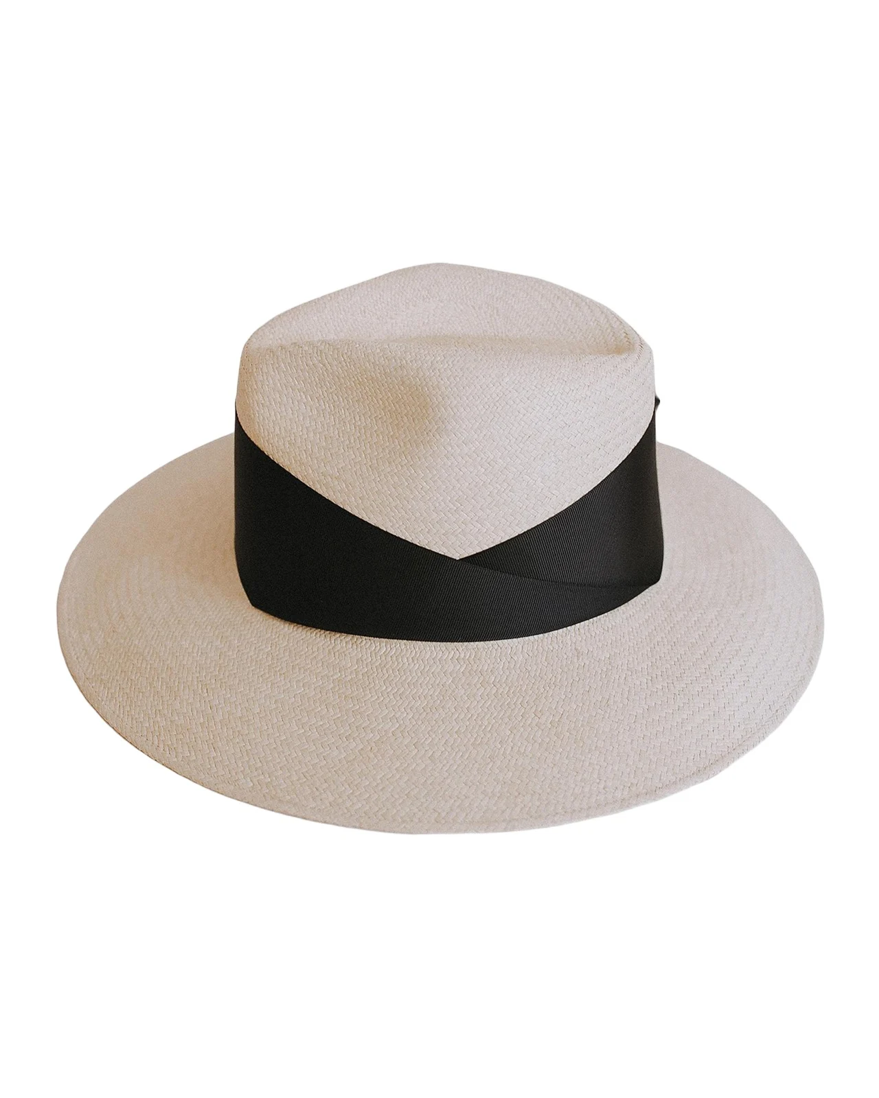 Gardenia Woven Straw Fedora Hat Gardenia Woven Straw Fedora Hat