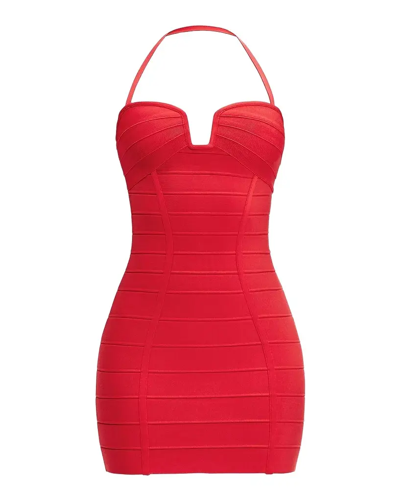 Hervé Léger The Holly Bandage Mini Dress | Image 1 Hervé Léger The Holly Bandage Mini Dress | Image 1