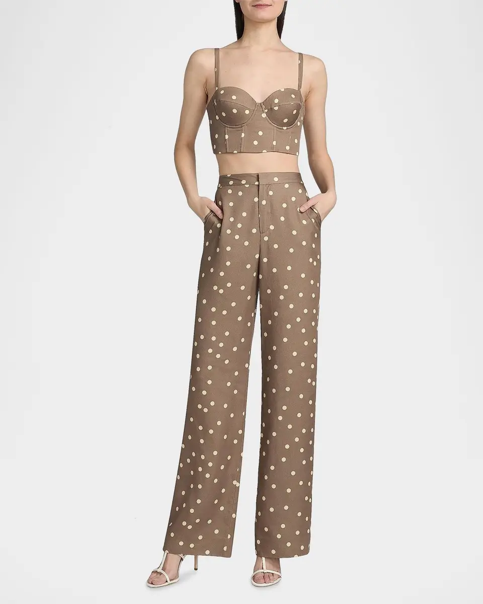 L'Agence Sonya Polka Dot Bralette | Thumbnail 2
