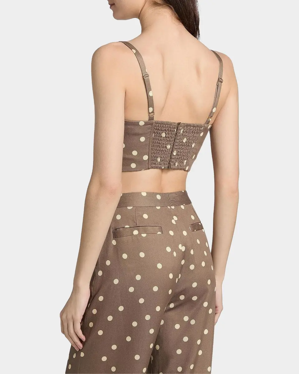 L'Agence Sonya Polka Dot Bralette | Thumbnail 3